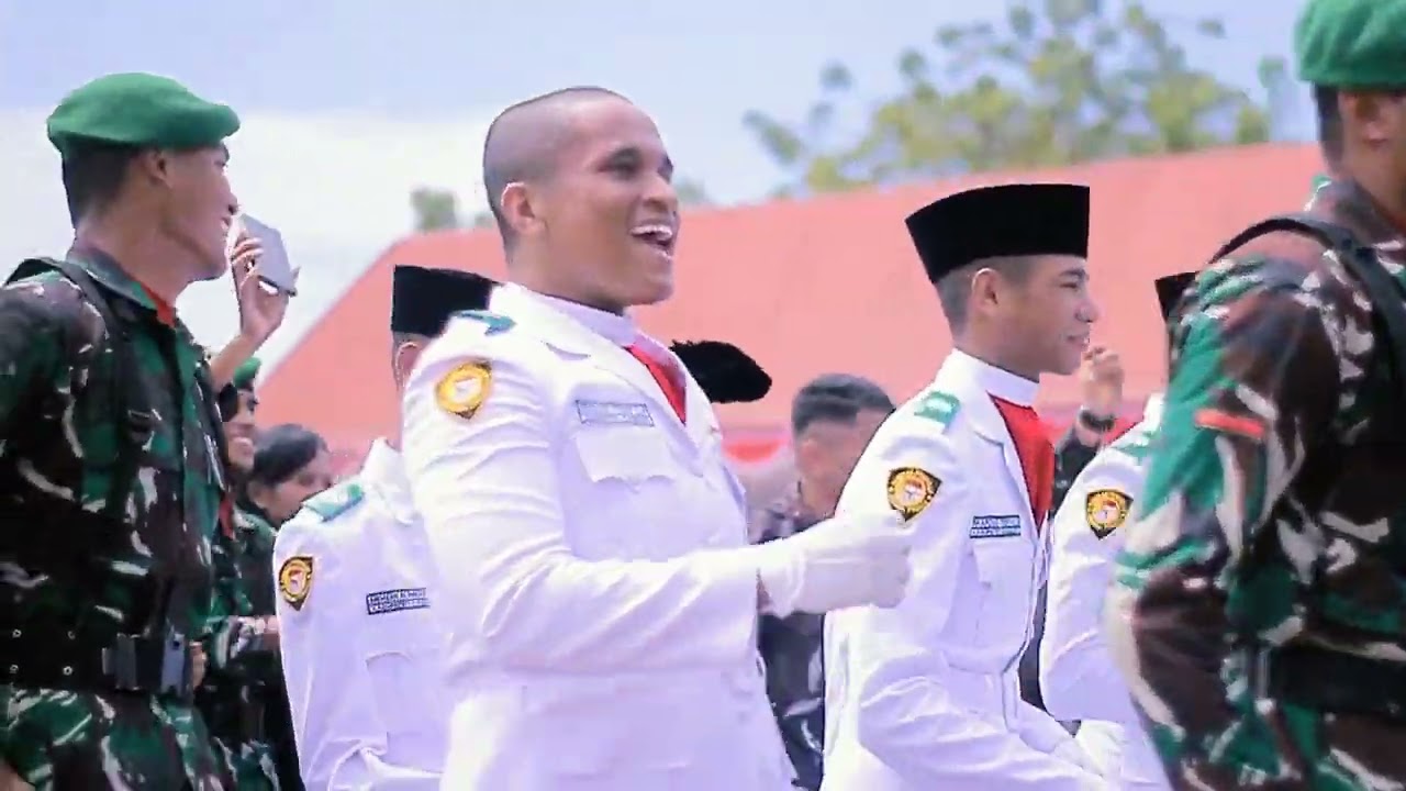 Jai bersama pada perayaan HUT Kemerdekaan RI ke 80 bersama Batalyon Wakanga Mere Nagekeo