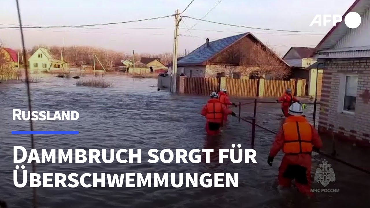 Russland: Dammbruch sorgt für Überschwemmungen | AFP