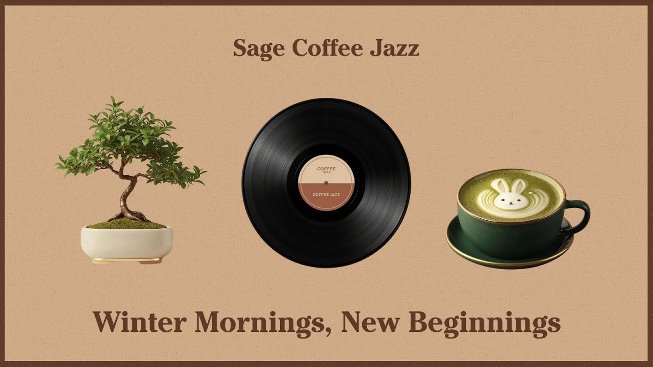 Sage Playlist ☕❄️ Winter Mornings, New Beginnings for Study, Reading, Relax · Cozy Coffee Jazz