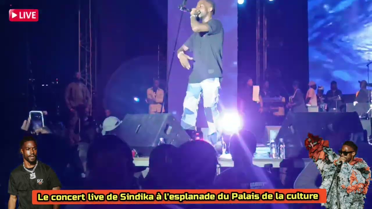 Le concert live de Sindika à l'esplanade du Palais de la culture de Treichville 