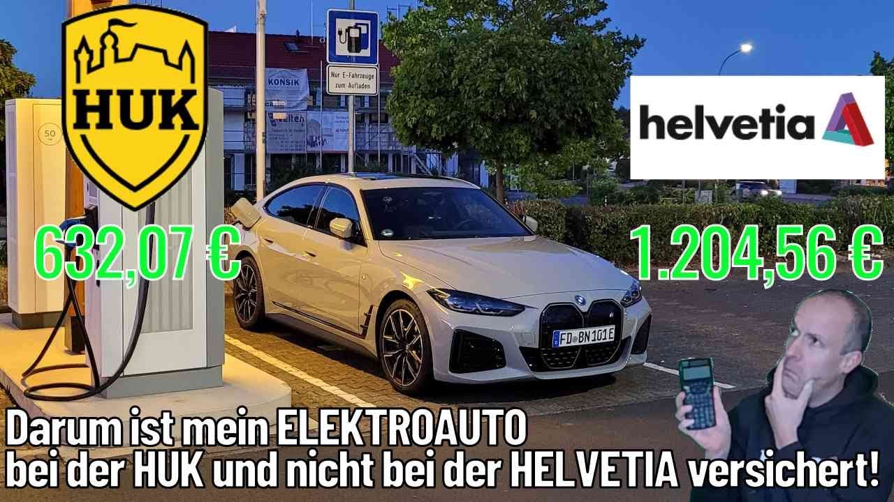 Darum ist mein ELEKTROAUTO bei der HUK und nicht bei der HELVETIA versichert!