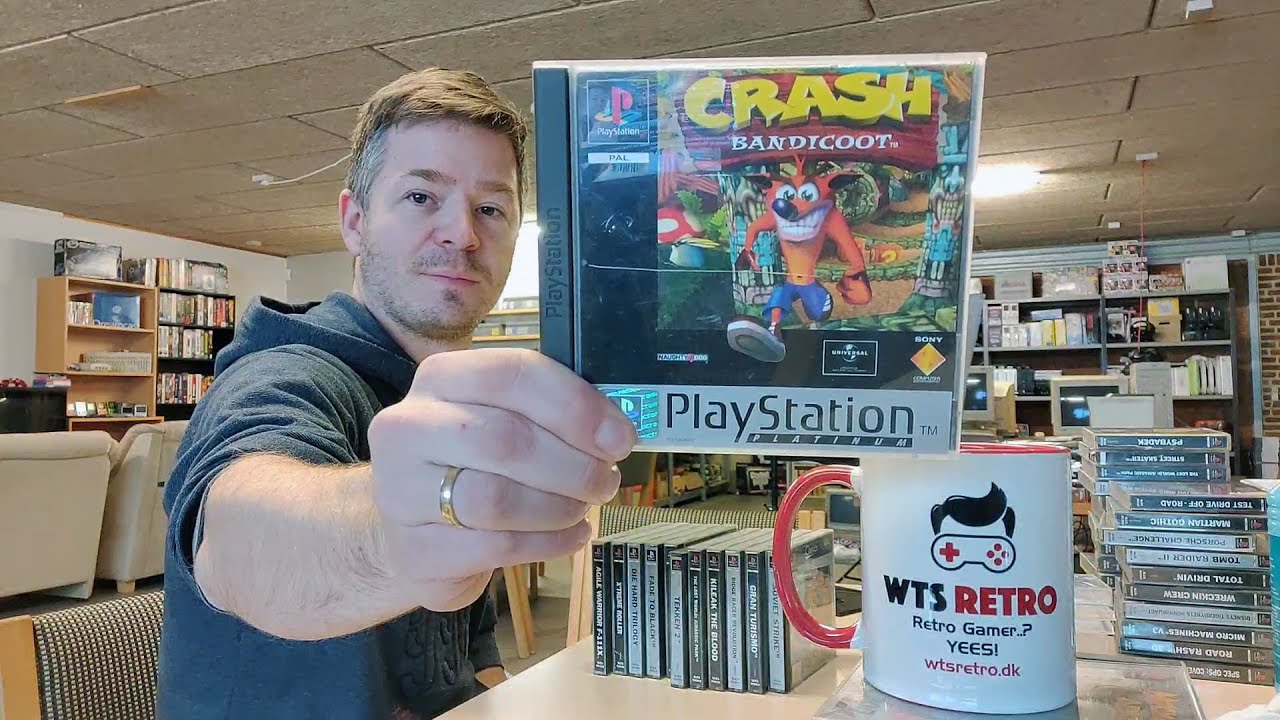Kigger en masse PS1 spil igennem hos WTS Retro