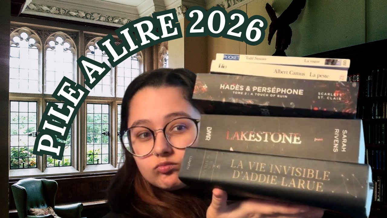 PILE A LIRE 2026 - mes lectures pour la nouvelle année  !!