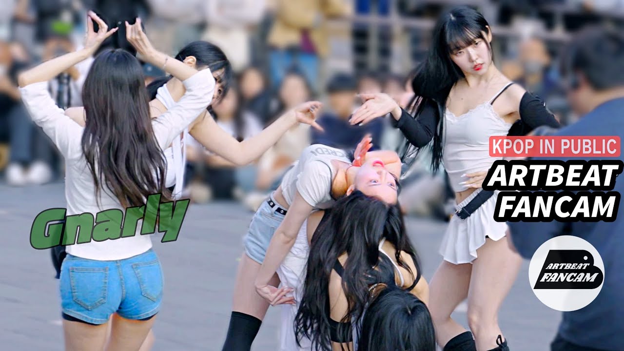 ARTBEAT 아트비트 캣츠아이 KATSEYE - Gnarly [버스킹 여기서요?] @청계광장 Gaeun HyeRIm SeYoung YuWha  Jeonghee