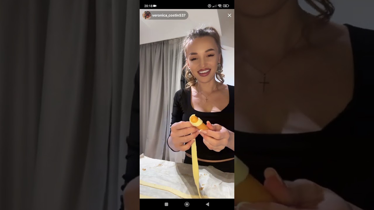 Veronica se face de râs pe live 