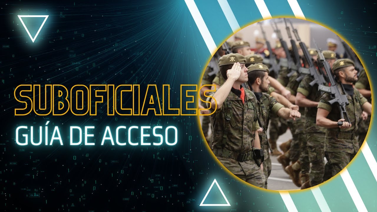 Todo lo que debes saber🎯 CONVOCATORIA 2024 🧾 Acceso a SUBOFICIAL del Ejército