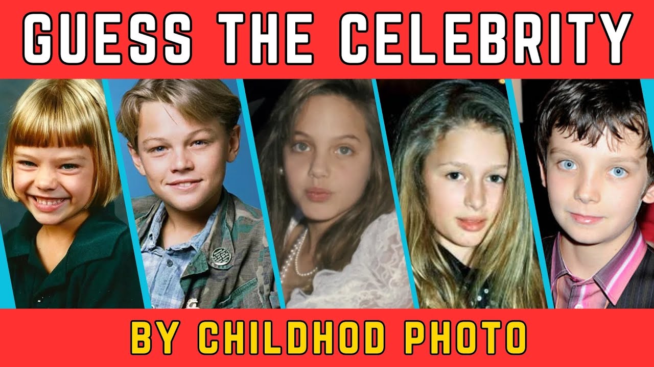 Guess the Celebrity | Childhood Photo Quiz