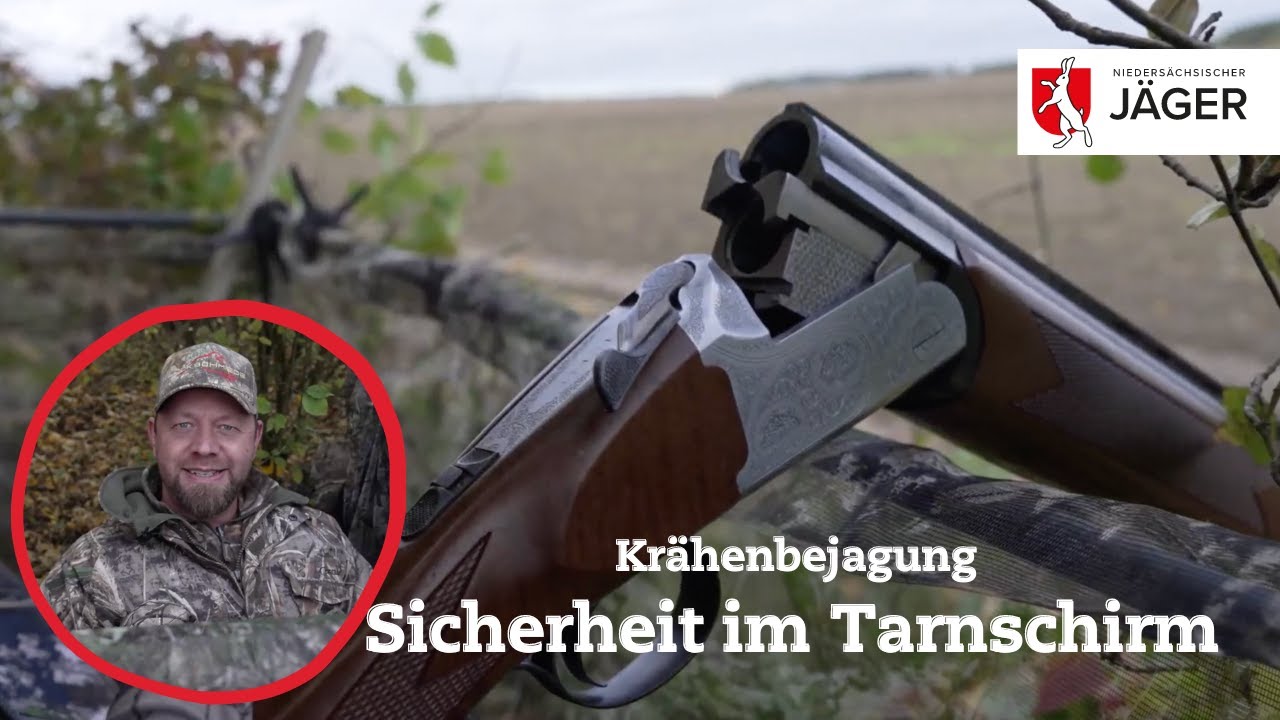 Krähenjagd: Sicherheit im Schirm