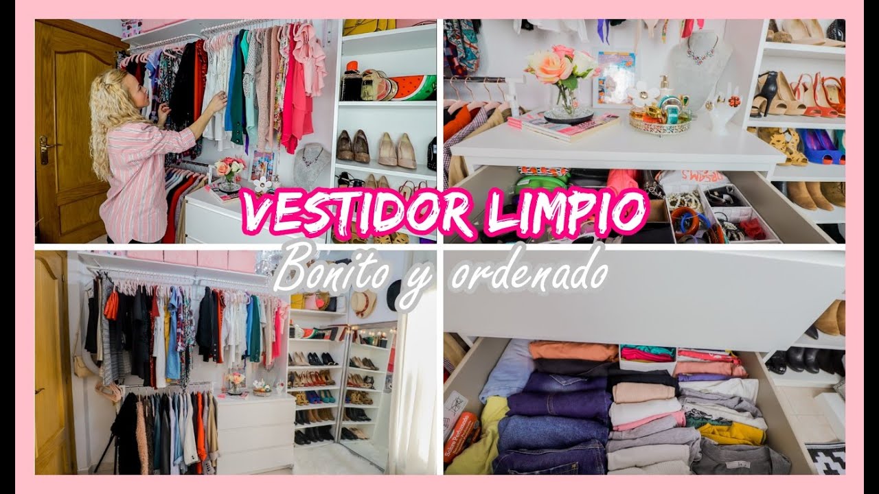 COMO MANTENER EL CLOSET O VESTIDOR  LIMPIO, ORDENADO Y BONITO 💞