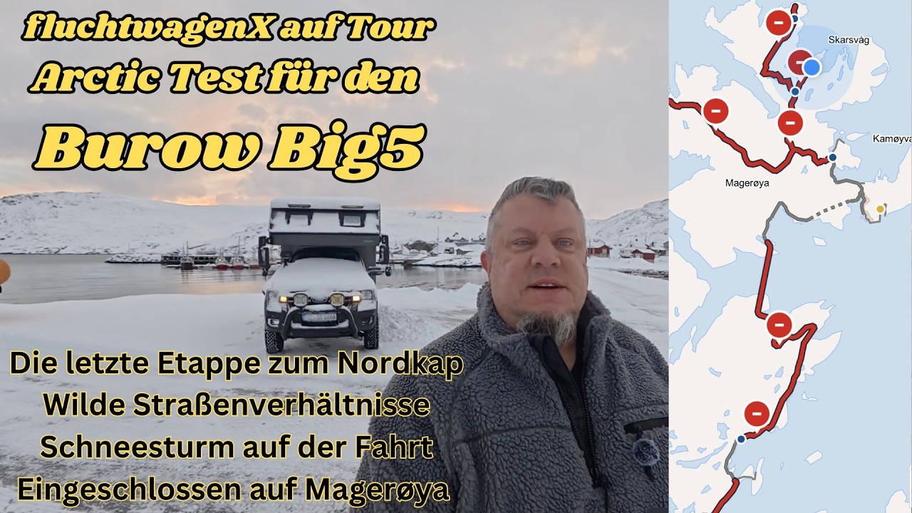 Arctic Tour 2026 - Nordkap - Schneesturm - eingeschlossen auf Magerøya - Nordkapmuseum