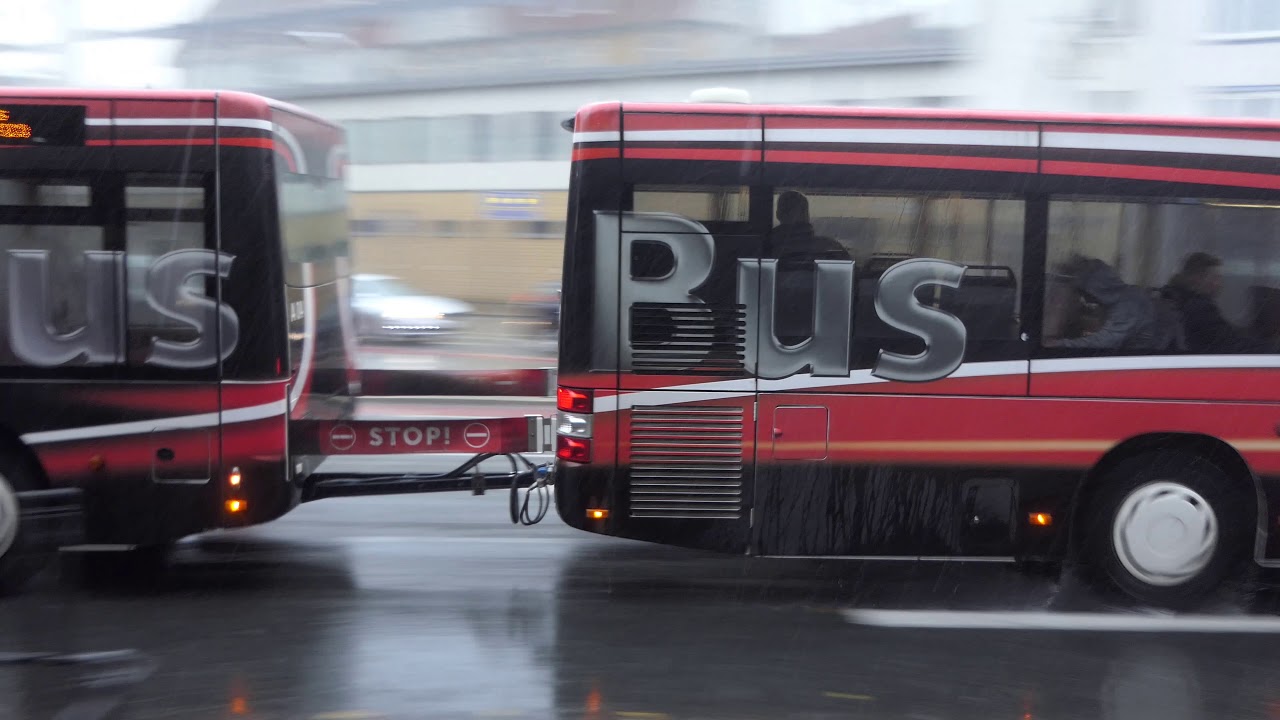 Busse mit Anhänger Osnabrück 4K