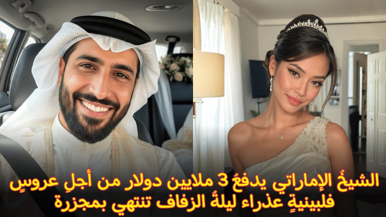 الشيخُ الإماراتي يدفعُ 3 ملايين دولار من أجلِ عروسٍ فلبينيةٍ عذراء — ليلةُ الزفاف تنتهي بمجزرة