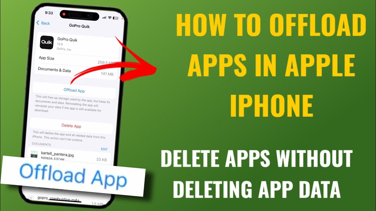 How To Offload Apps In Apple Iphone | Delete Apps Without Deleting App Data | English