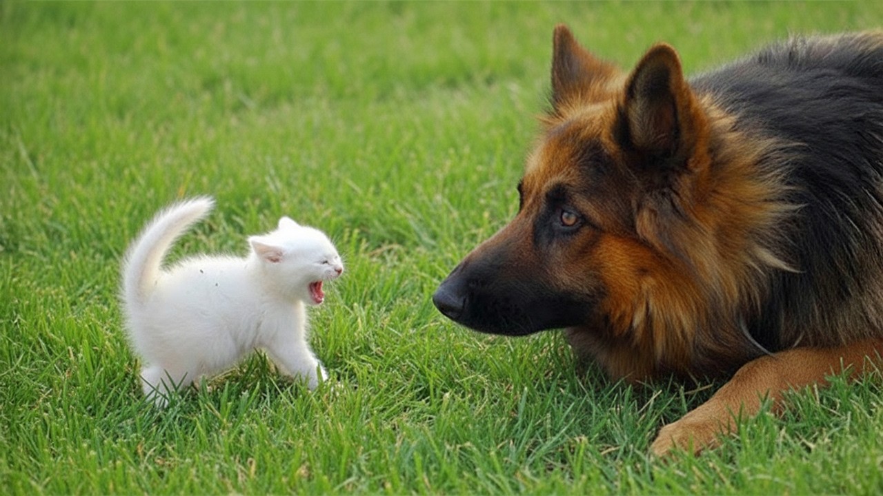Hilarious GERMAN SHEPHERDS Encounters with Small Animals 🤣 Funniest Animals Video