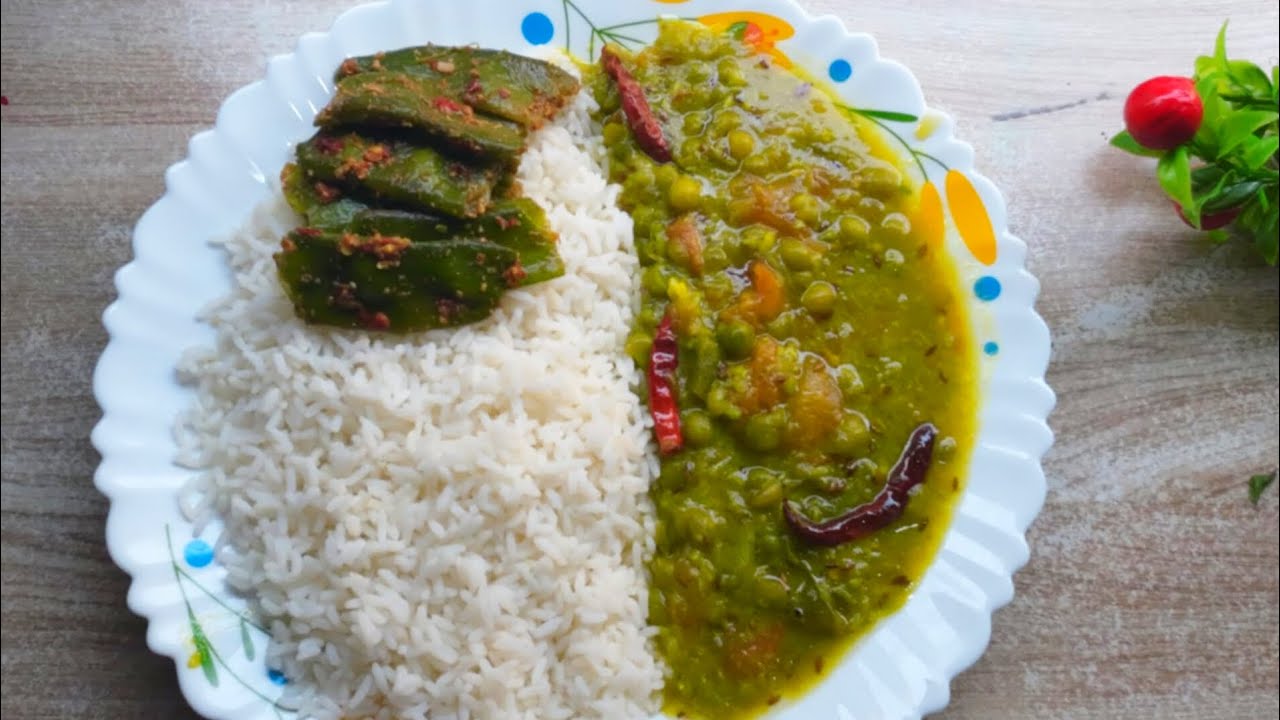 Instant Seem Ka Achaar And Hari Matar Dal Recipe|बनाए सिम का आचार और हरि मटर  दाल खाने मै लगे लाजवाब