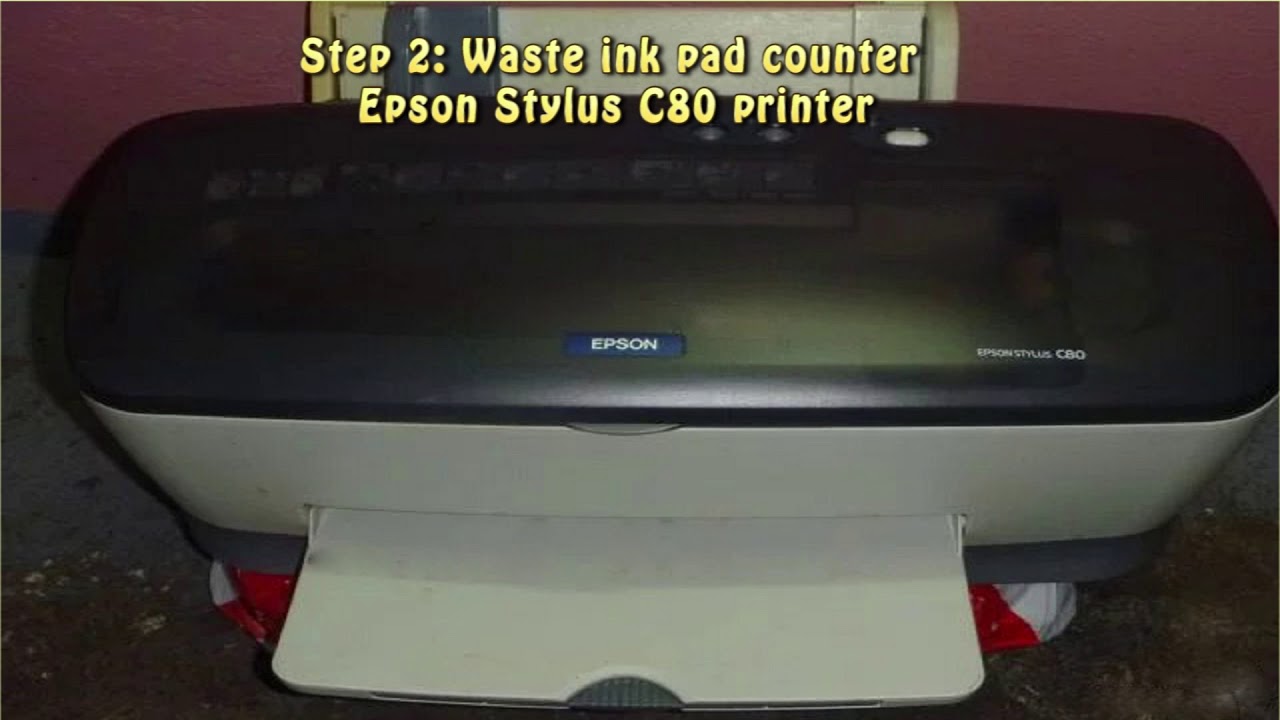 Reset Epson Stylus C80 Waste Ink Pad Counter