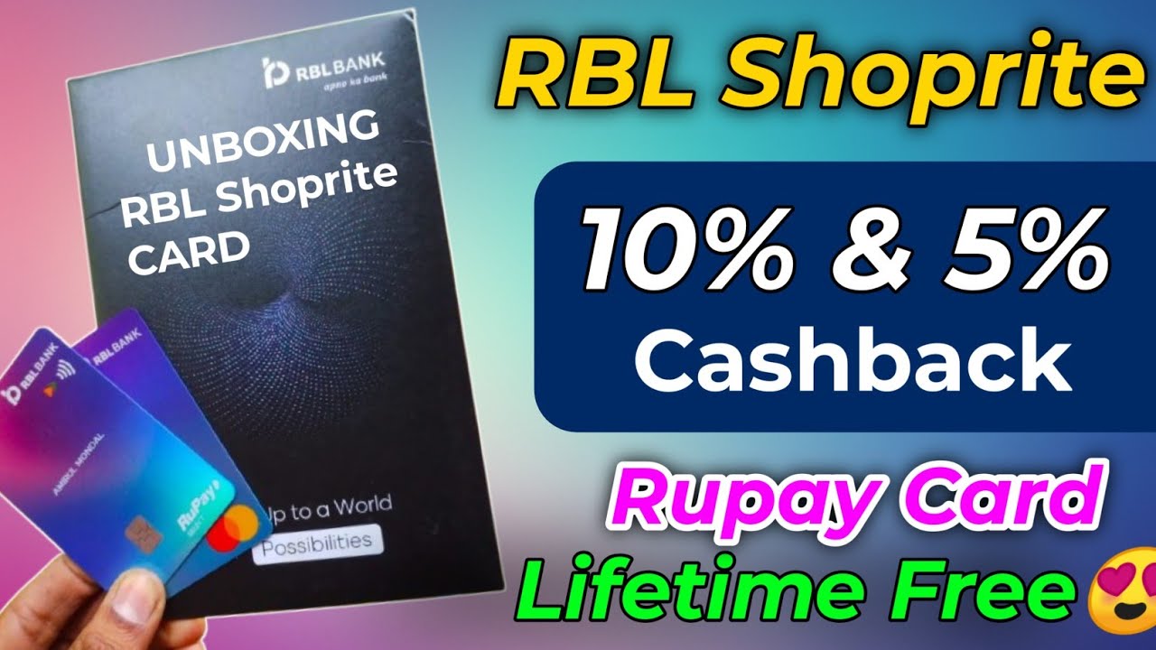 🔥RBL Shoprite Credit Card Unpacking, Review, Benefits, Actvation🔥