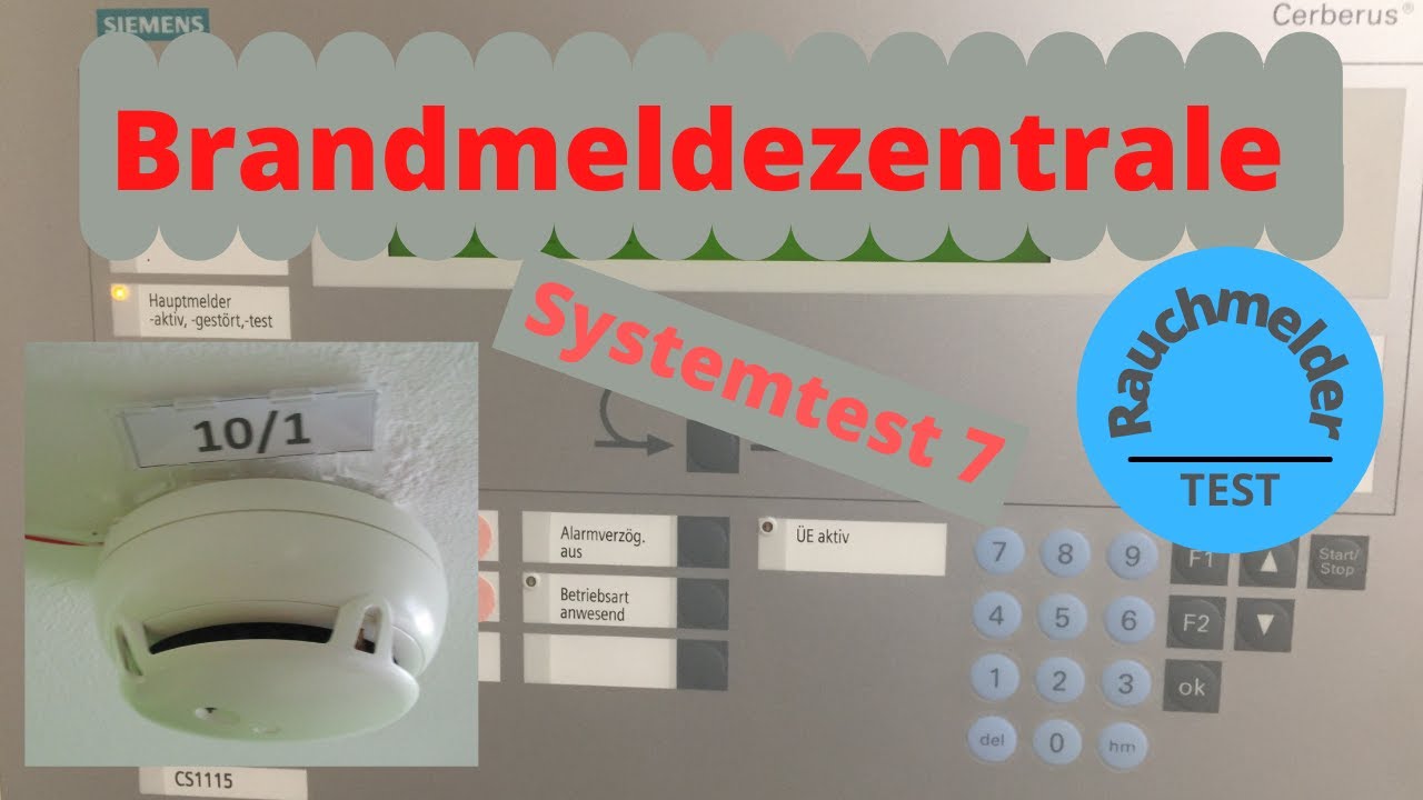 Rauchmelder der BMZ testen - Systemtest 7 - | Easy Tec