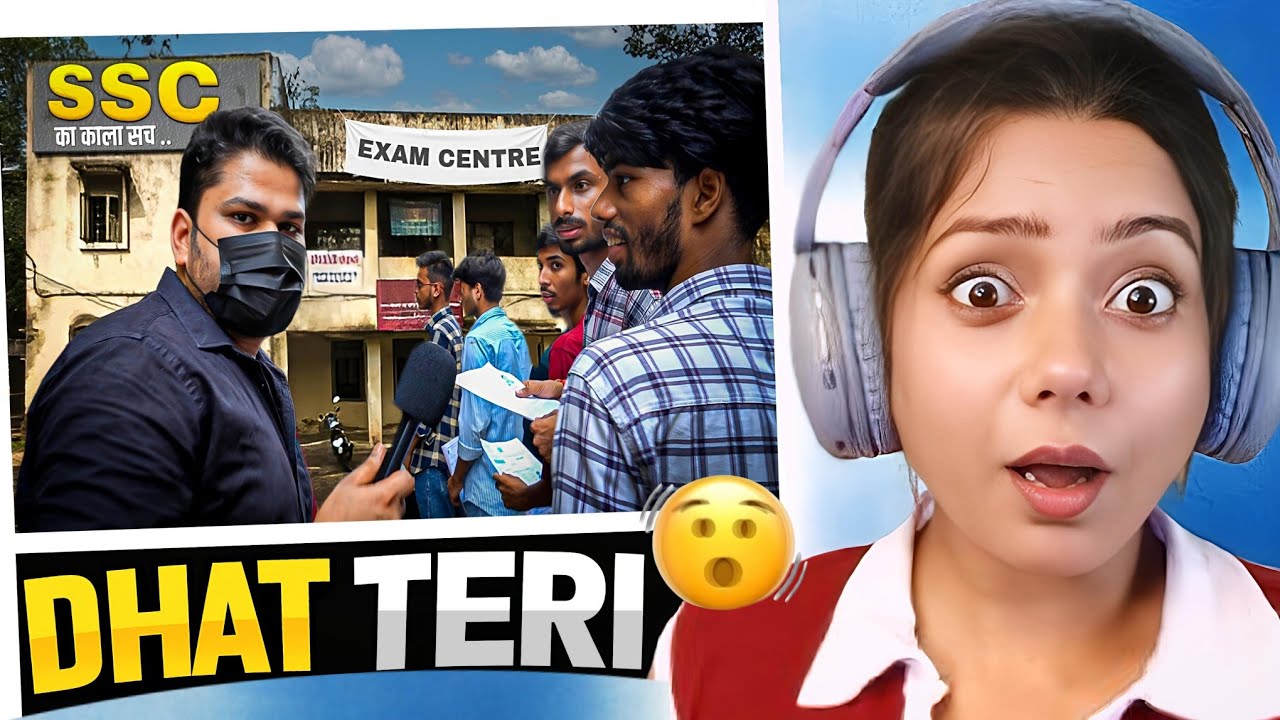 SSC EXAMS | HARSH RAJPUT | DHAKAD NEWS REACTION VIDEO | Nishati React 