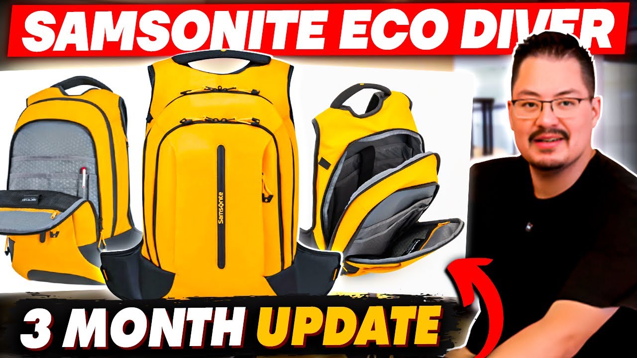Samsonite Eco Diver Laptop Backpack Review | 3 Month Update