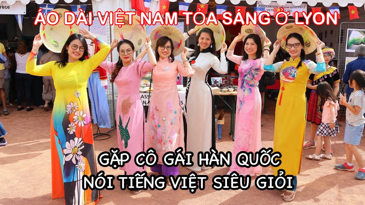 Áo dài Việt Nam tỏa sáng trong ngày hội các Lãnh sự quán ở Lyon | Cuộc sống Pháp | Du lịch Pháp
