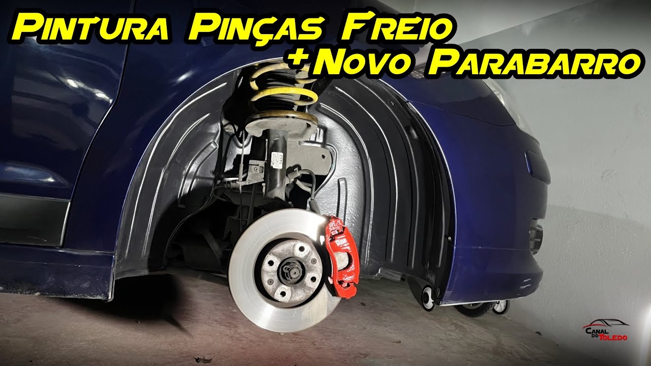 Instalaçao Novos Parabarro + Pintura Pinças Freio Citroen C4