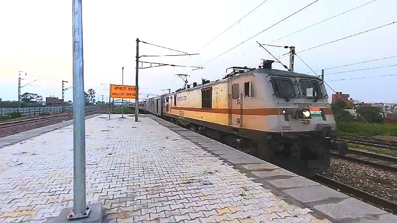 Unscheduled halt arrived & departure  Amritsar jaynagar clone ot by Shane punjab exp #railfanaman
