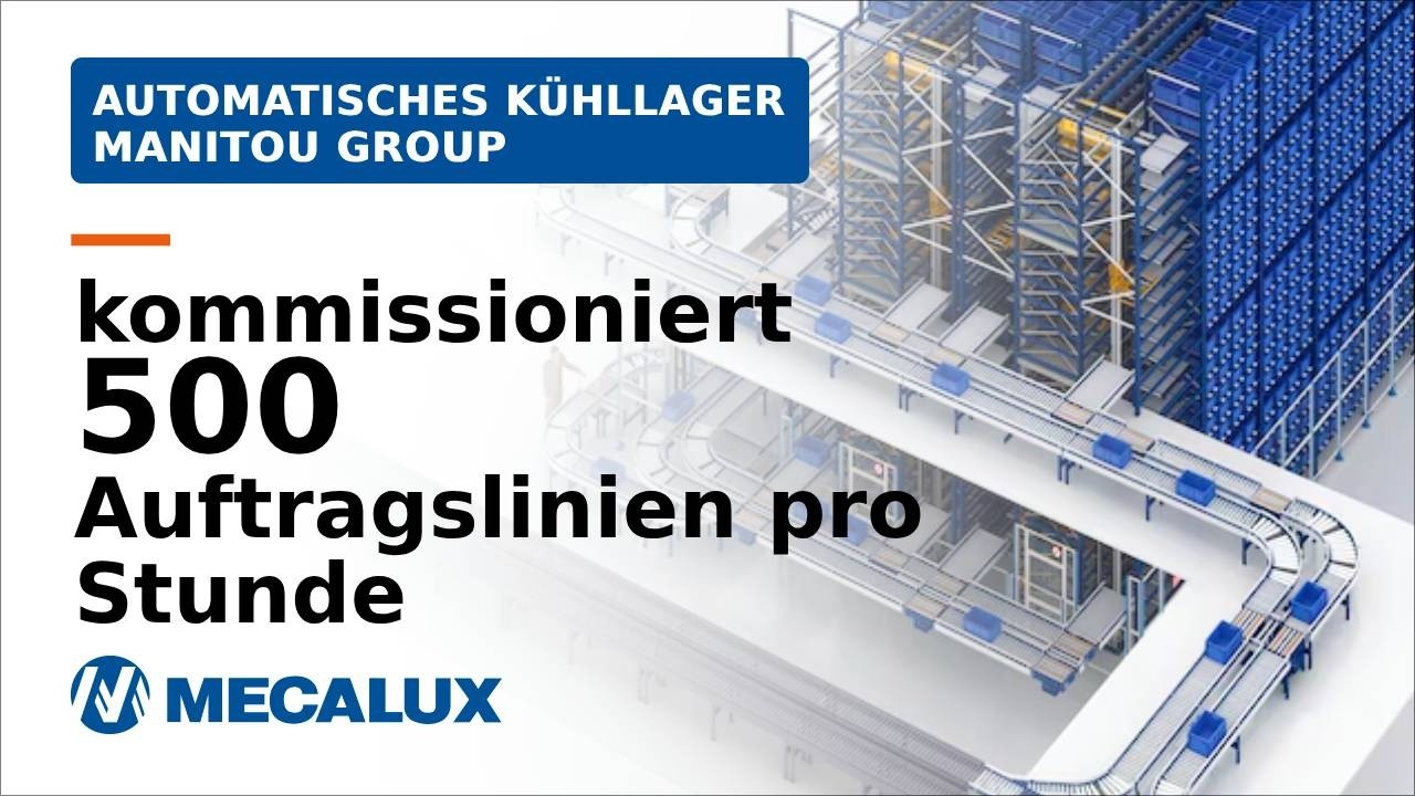 Logistikoptimierung   Manitou reduziert die Auftragsbearbeitungszeit mit Mecalux