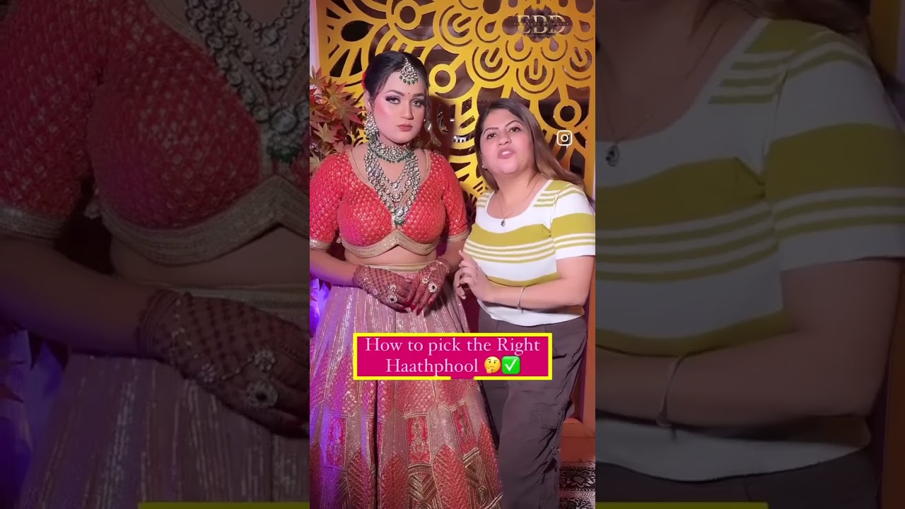 How to pick the right haathphool for brides ✅ #bride #bridetobe #youtube  #youtubeshorts #shorts