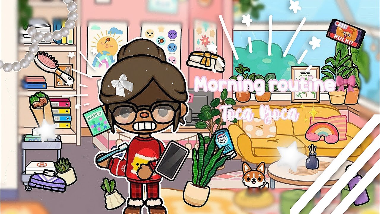 Morning routine🌺~another Toca vid!🎧