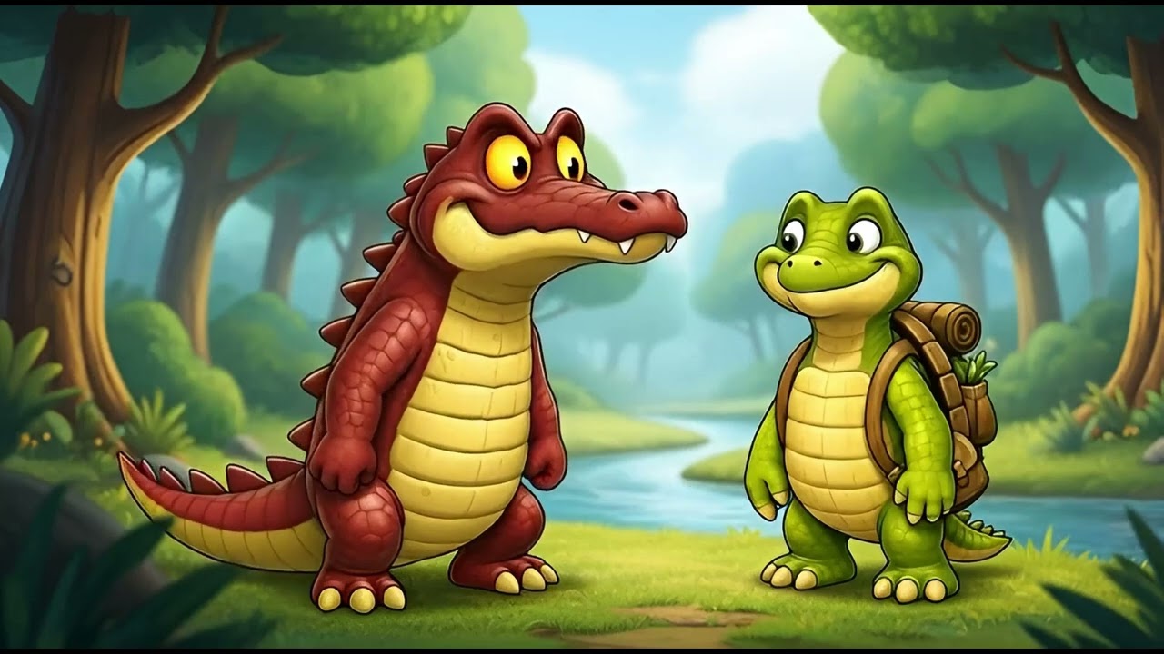 मगरमच्छ और कछुआ | मगरमच्छ की कहानी | मगरमच्छ वाला कार्टून | कछुआ की कहानी | कछुआ वाला कार्टून
