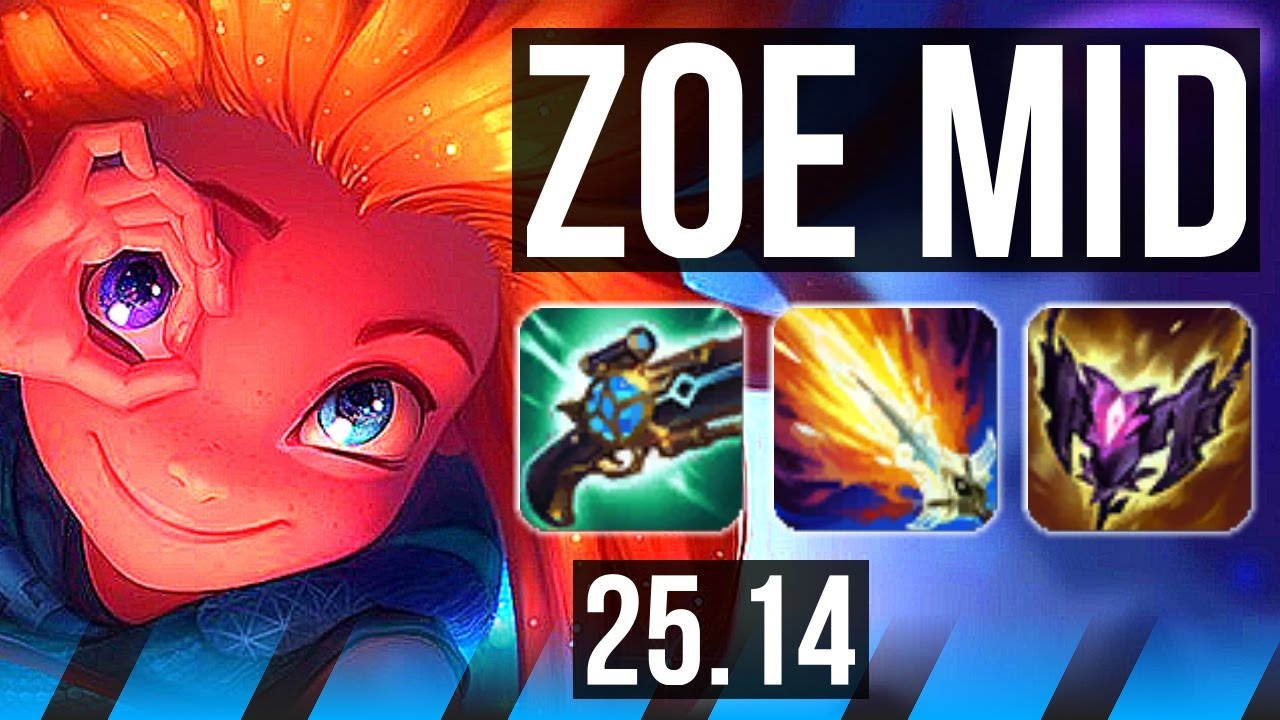 ZOE vs SYNDRA (MID) | Legendary | VN Challenger | 25.14