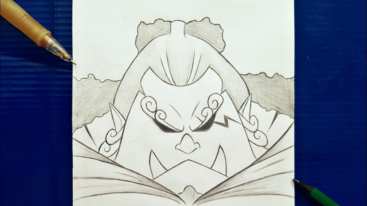 how to draw Jinbe | One Piece | jibei step by step