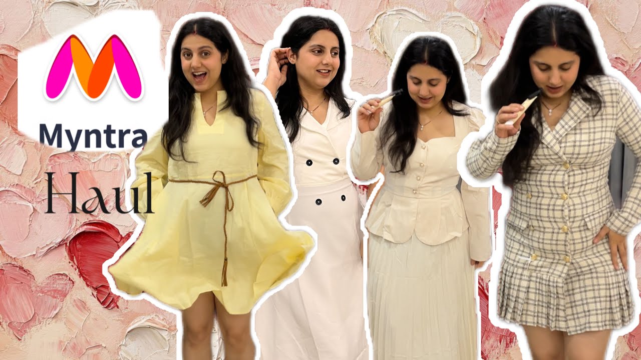 Myntra Dresses Haul| Modest cute and comfy outfit for every occasion 💕✨