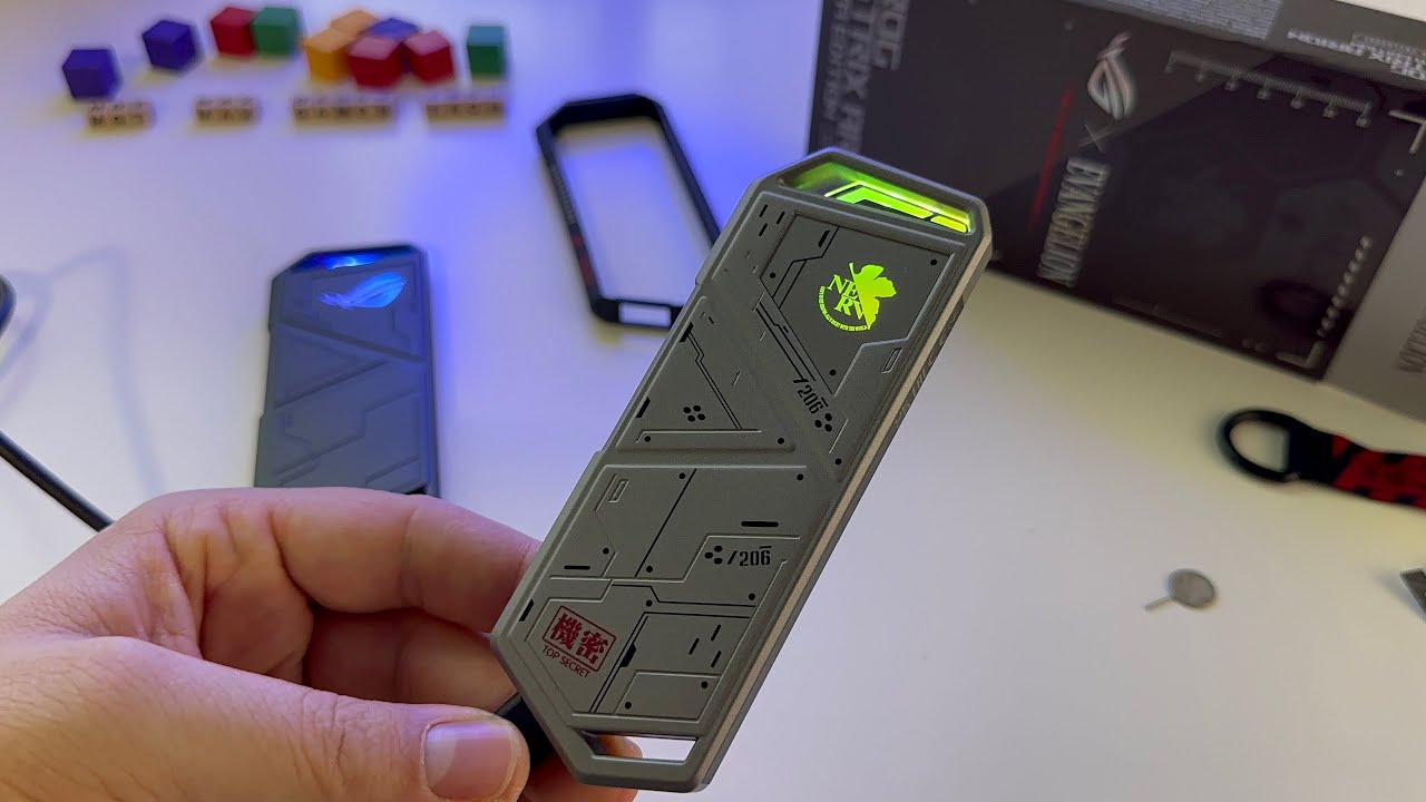 Asus ROG Strix Arion EVA Evangelion Edition - obudowa SSD | rozpakowanie | recenzja