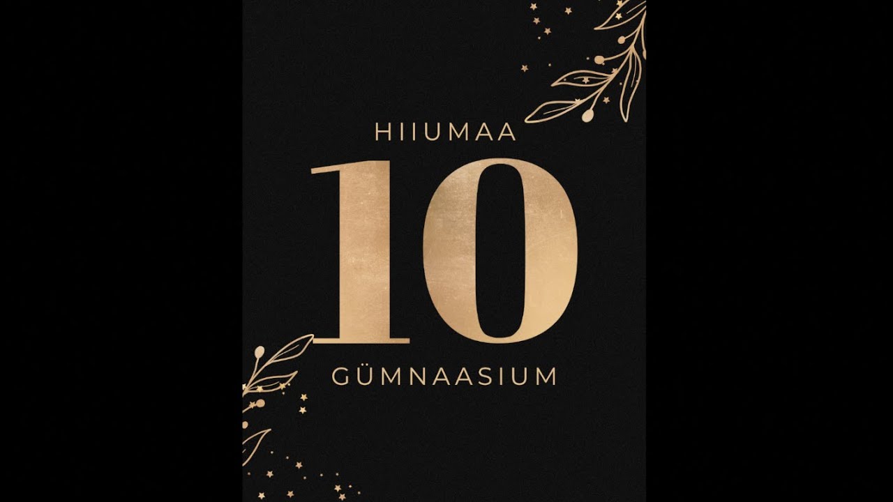 Hiiumaa Gümnaasiumi 10. sünnipäeva aktus