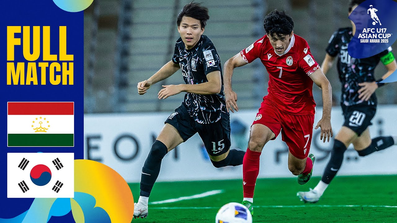 Tajikistan vs. Korea Republic | Full Match | AFC U17 Asian Cup™ Saudi Arabia 2025
