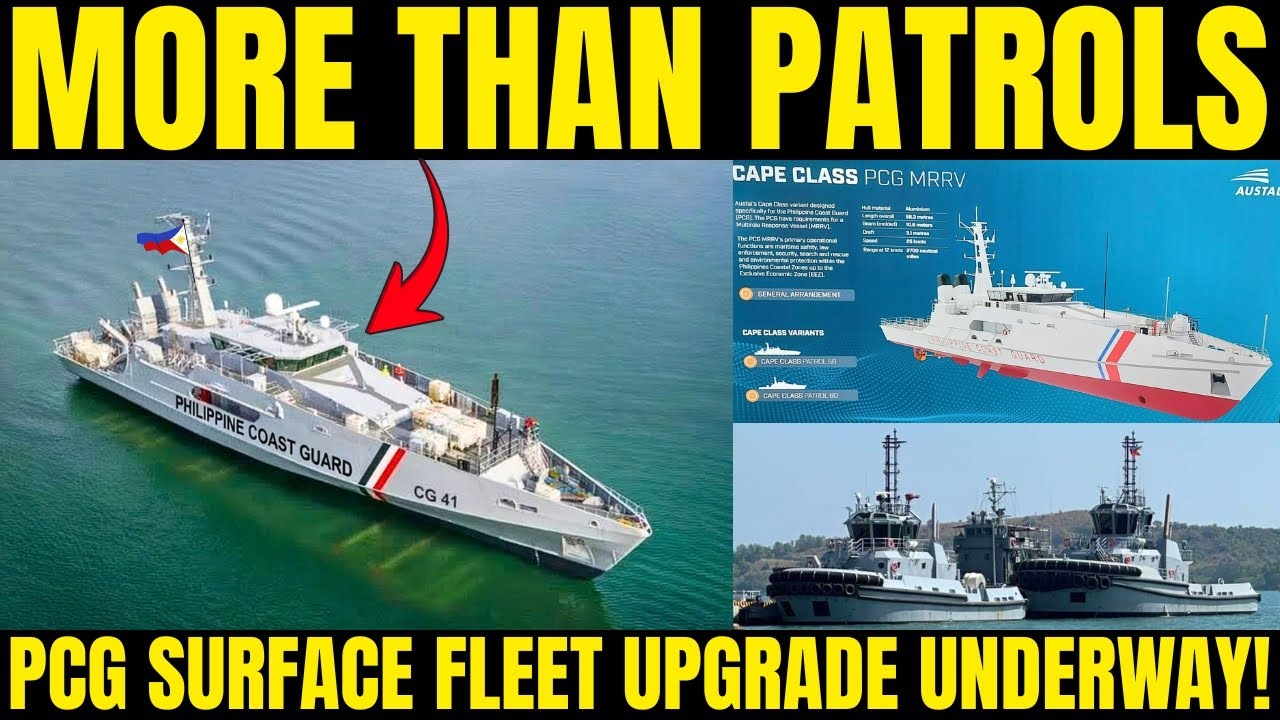 PCG Surface Fleet Upgrade! SARVs, Tugboats, and MRRVs