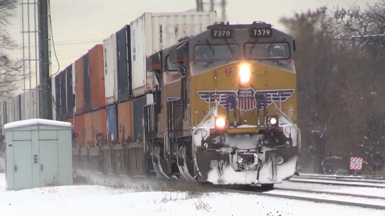 UPRR Winter Rails Where The Lumber Yard Used To Be At Elmhurst Illinois
