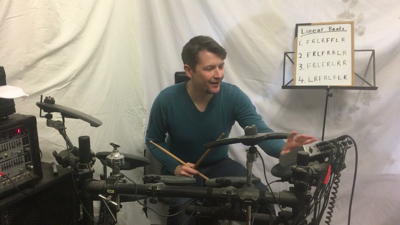 Linear Beats - Beginner Drum Lesson