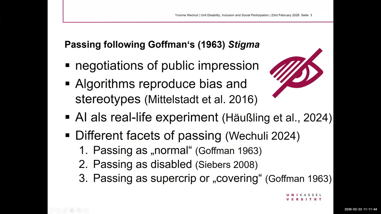 Disability, Stigma & AI | Digital Minerva School Workshop - Meeting 1
