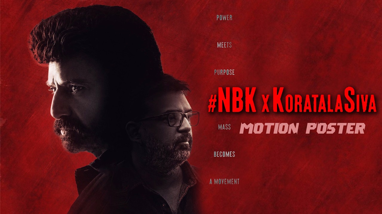 #NBK112 Motion Poster | Balakrishna | Koratala Siva | SLV Cinemas | Filmy Secrets