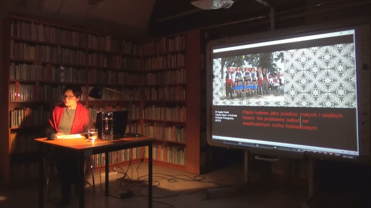 Pieśni ludowe jako przekaz małych i wielkich historii -  XIII edycja wykładów
