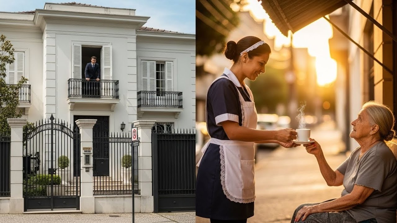 A EMPREGADA DAVA CAFÉ TODO DIA PARA UMA IDOSA... O EMPRESÁRIO FICA CHOCADO AO SABER A VERDADE