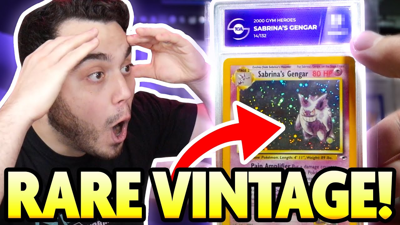 The FIRST GUESS THAT GRADE! Vintage Pokemon Cards Opening!