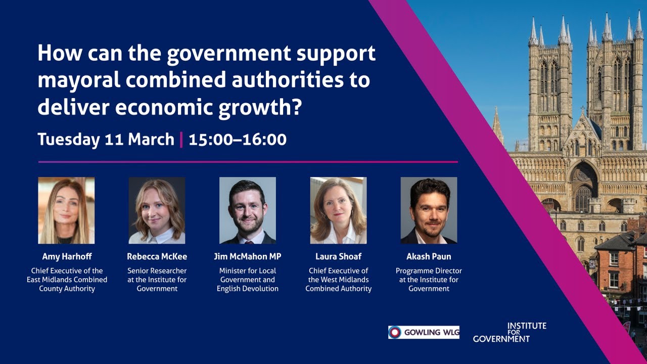 How can the government support mayoral combined authorities to deliver economic growth?
