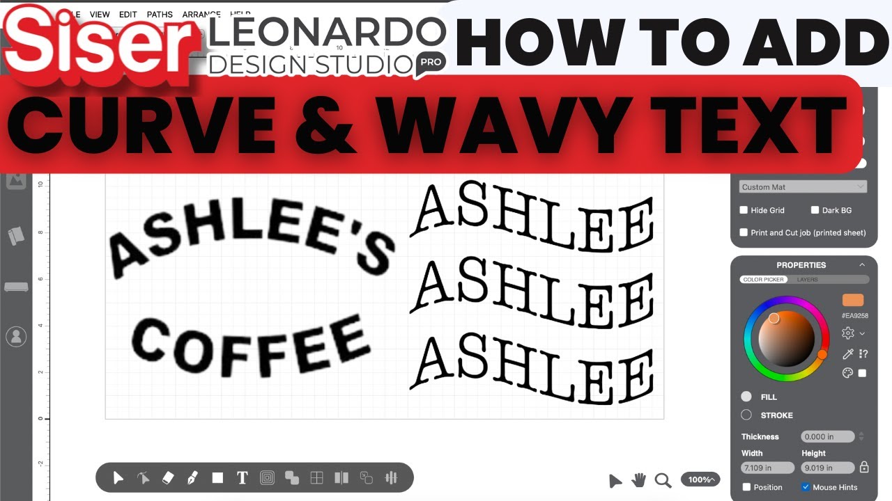 Siser Leonardo Tutorial: Utilizing The Text Wrap Feature