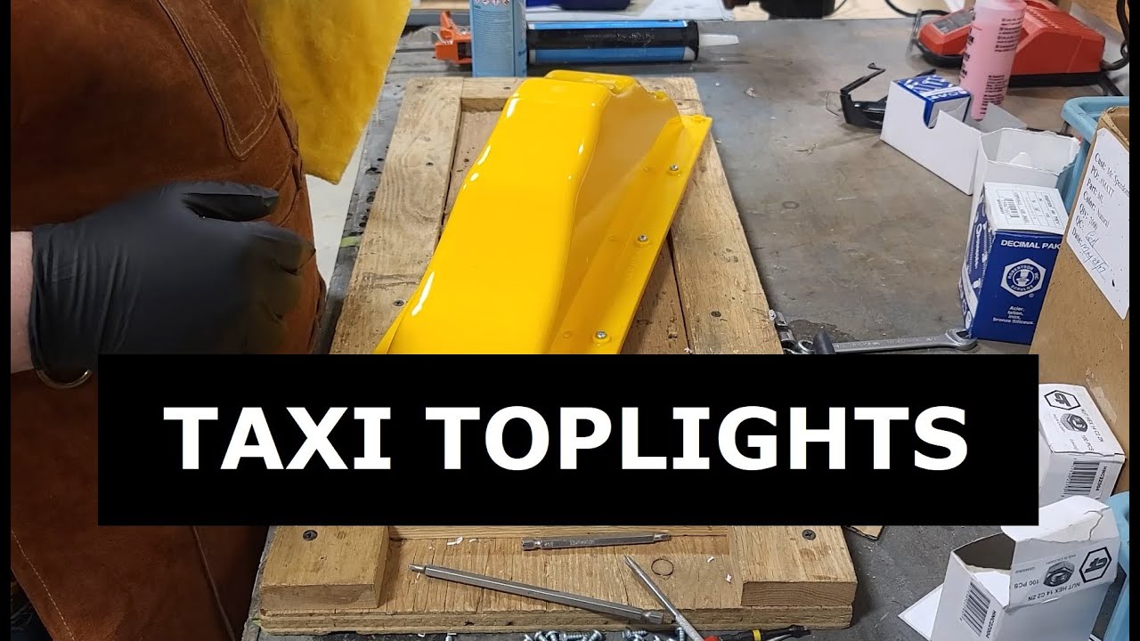 MAKING A YELLOW TAXI TOPLIGHT