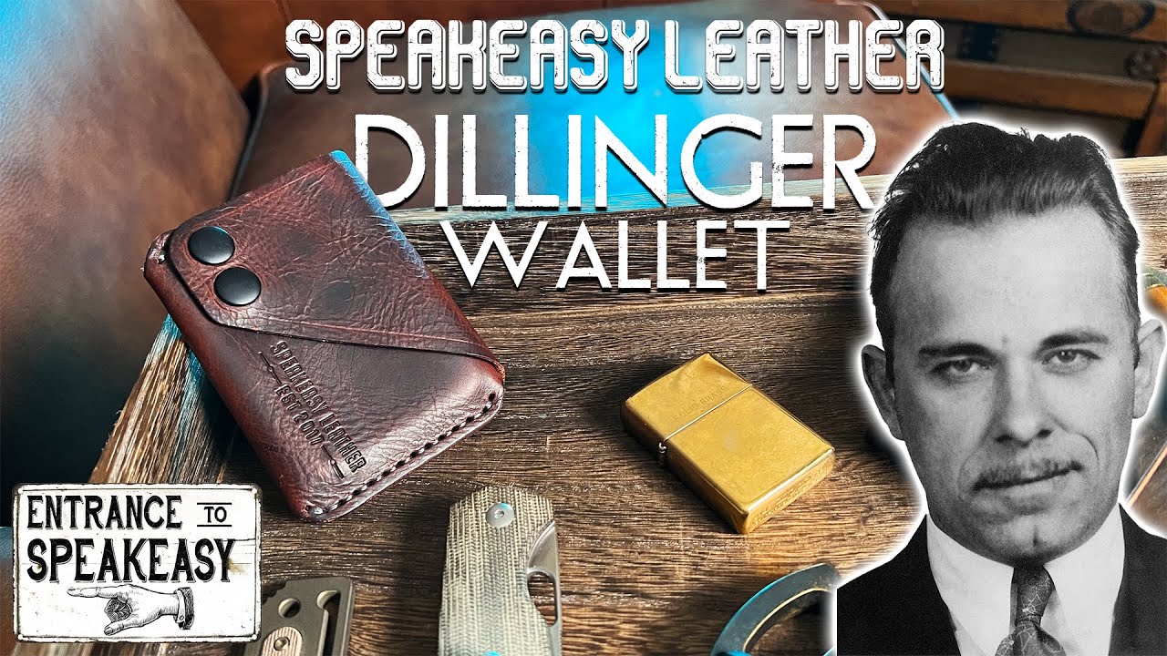 My NEW FAVORITE wallet from Speakeasy Leather: The Dillinger Minimalist Wallet! (EDC)