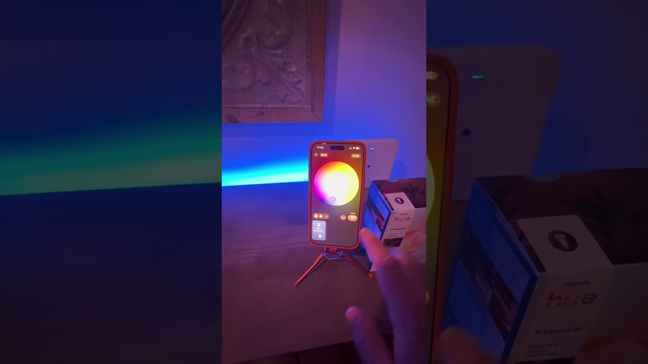 Обзор светодиодной ленты Philips Hue: простая установка.